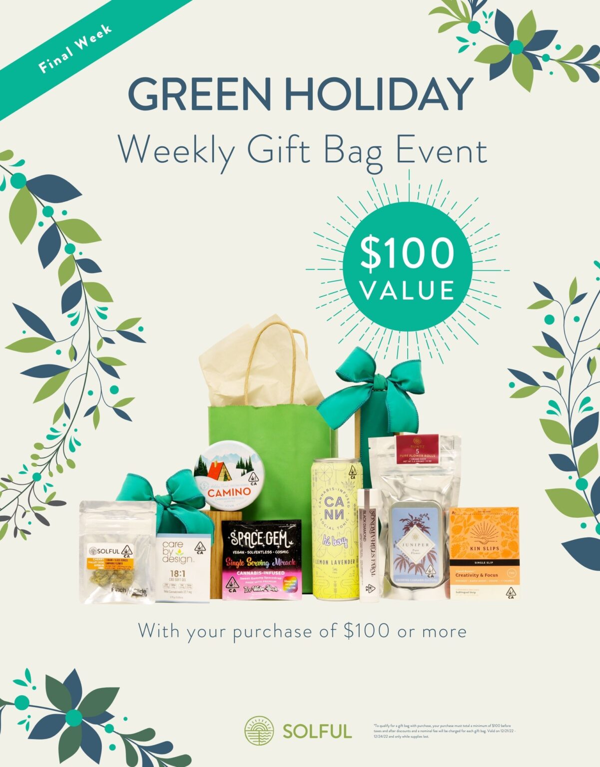 Gift Bags with Purchase worth $100