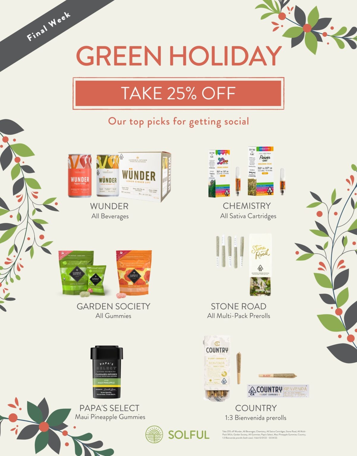Green Holiday Getting Social Deals